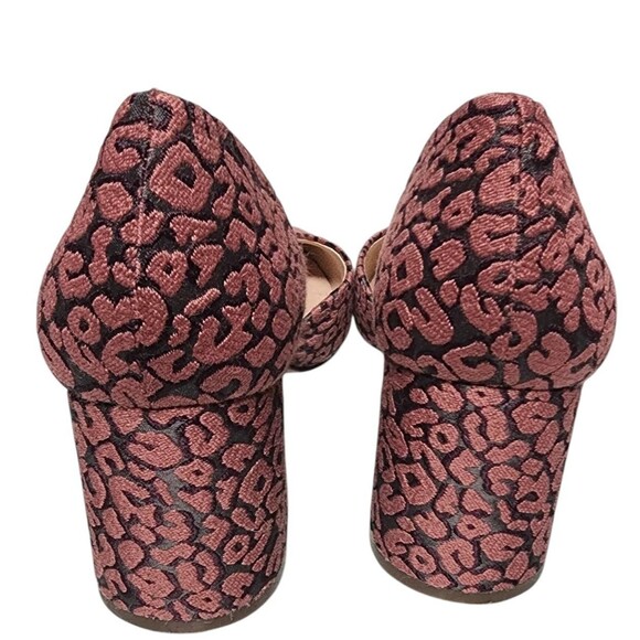 Louise et Cie JOLON Pointed Toe Block Heel Pumps Shiraz Multi Pattern Size 9.5 - Picture 4 of 8